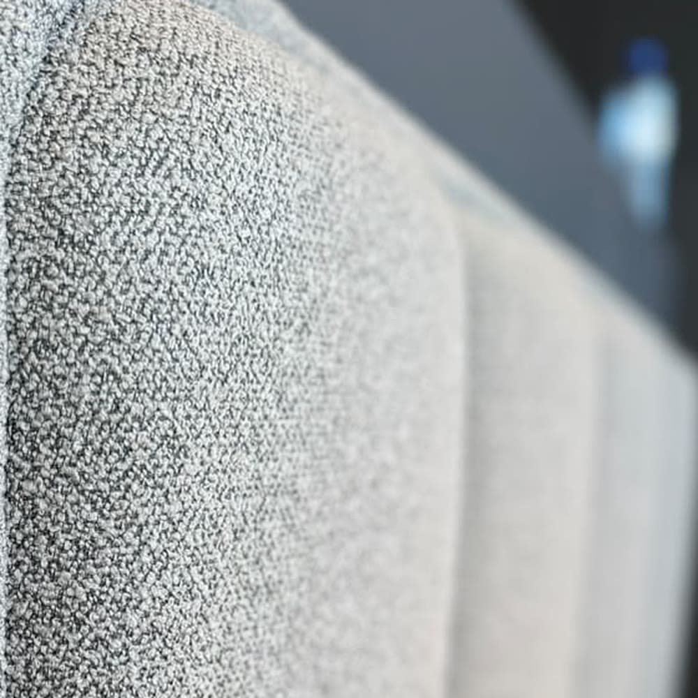 Close-up van de bouclé-stof van de Bohem